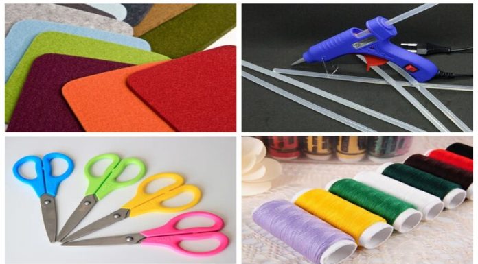 Creating a Festive Birthday Cake with Felt Fabric