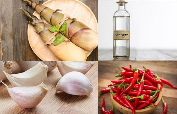 Crispy and flavorful recipe for marinated garlic chili bamboo shoots, no mushiness