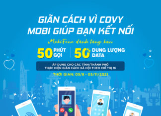 Enjoy 50 Call Minutes Free from MobiFone in Directive 16 Social Distancing Areas