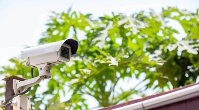 The best position to install indoor cameras for easy detection of intruders.