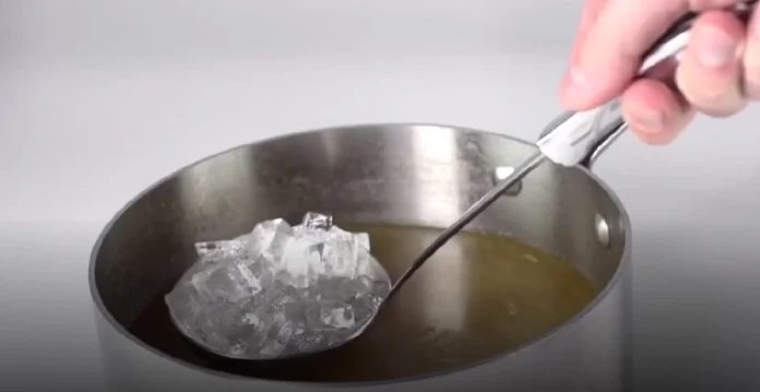 Secret to fixing a greasy soup