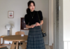 10 Stylish A-line Skirt Outfit Formulas to Flatter Your Figure, Perfect for Tet