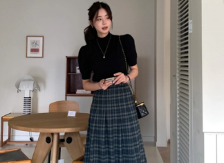 10 Stylish A-line Skirt Outfit Formulas to Flatter Your Figure, Perfect for Tet