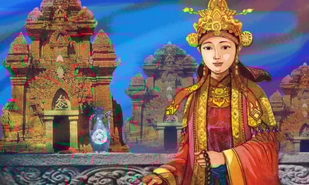 The only princess in Vietnamese history to have two kings as her husbands, who is she?
