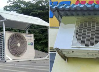 Should outdoor air conditioners be covered when it rains?