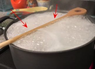 Why should you place a wooden lid on the pot while cooking?