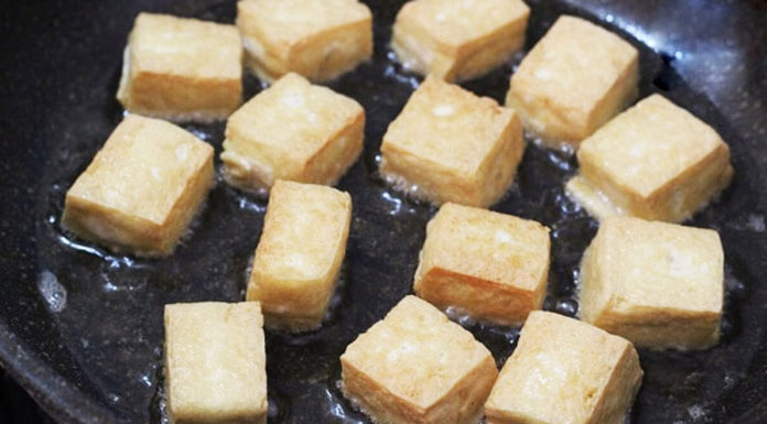 Just add a squeeze of lemon to the pan, and you’ll have crispy fried tofu