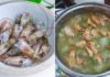Why you should avoid using shrimp heads to cook soup?