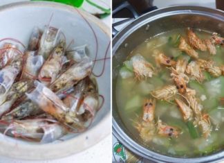 Why you should avoid using shrimp heads to cook soup?