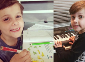 7-year-old autistic child speaks 9 languages, composes music through parental perseverance and teaching