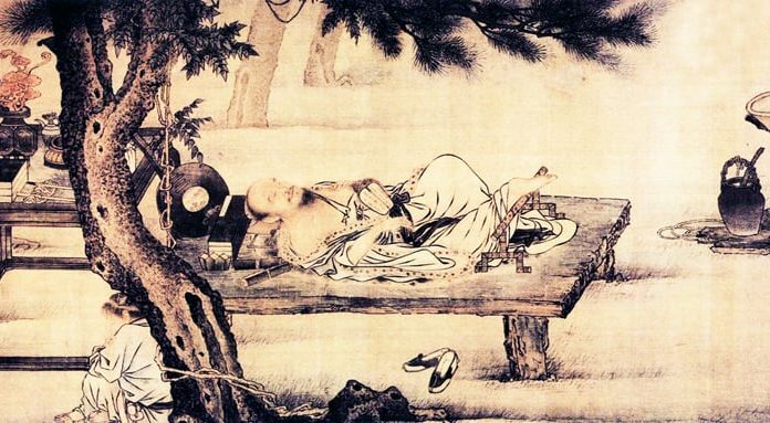 Sleep used to be a pleasure for the ancients. All is well as long as one gets enough sleep.