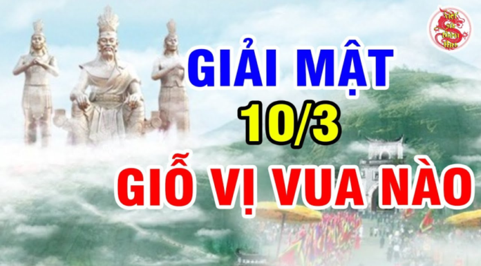 Who is the king commemorated on the 10th of March in the lunar calendar, also known as the Hung Vuong Festival?