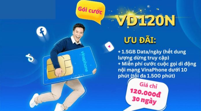 Super discounted 4G packages from Vinaphone, surf the web all month with ease