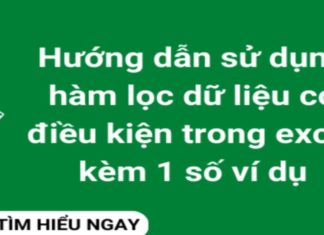 Conditional data filtering function in Excel, usage and common errors