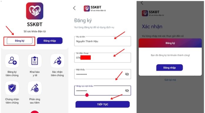 Guide to Registering for Covid-19 Vaccination via Electronic Health Diary App