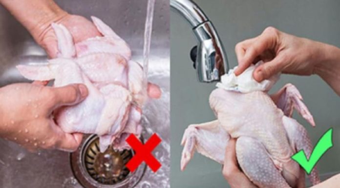 Washing chicken? Don’t let it sit under the faucet. Use this inexpensive product to remove all feathers, leaving the skin golden and clean.