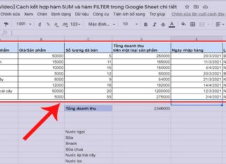 Discover the details of the combined SUM and FILTER functions in Google Sheet utility.