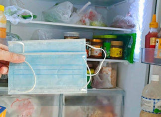 Put face masks, food wrap, and tea in the refrigerator something unexpected will happen.
