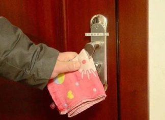 Why I immediately started following the trend of hanging wet towels on my doorknob after seeing it at your house