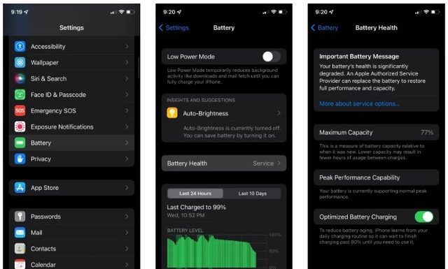 How to check the battery status of your iPhone