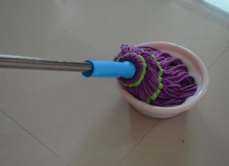 How to get rid of lingering odor on the floor after cleaning without having to clean again?