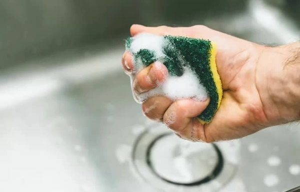 Regularly Replace Your Dishwashing Sponge