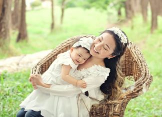 Parents give birth to a girl at the age of 3 and she grows up loved, wealthy, happy, and proud parents.