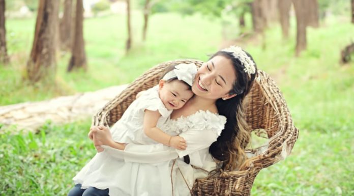 Parents give birth to a girl at the age of 3 and she grows up loved, wealthy, happy, and proud parents.