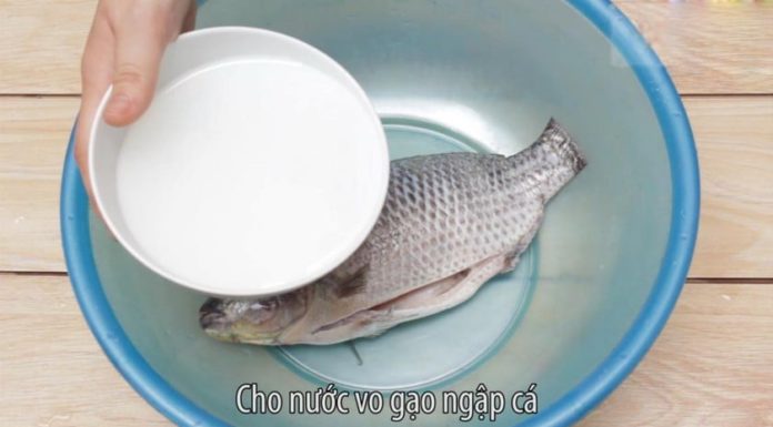 Any kind of fish, just soak it in this water before cooking: No more fishy smell, firm flesh