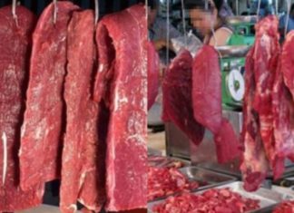 Remember when buying meat at the market during the Lunar New Year: Hang beef high, place pork on the table, why?