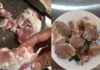 Tips to distinguish between clean pork, beef, and meat with worms, just by looking at it for 3 seconds