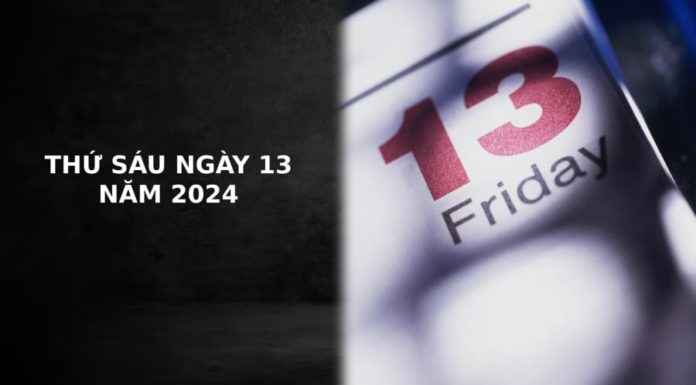 How many Fridays the 13th are there in 2024? Which month do they fall on?