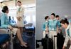 Why do flight attendants choose to sleep overnight in a hotel instead of going home after landing?