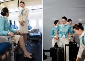 Why do flight attendants choose to sleep overnight in a hotel instead of going home after landing?