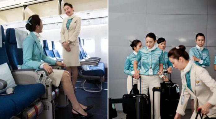 Why do flight attendants choose to sleep overnight in a hotel instead of going home after landing?