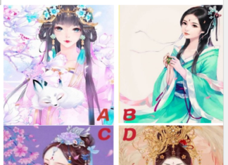 Quiz: The chosen girl will reveal your beauty.