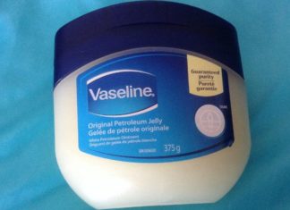 Vaseline Tube Aids in Treatment of Darkened Buttocks