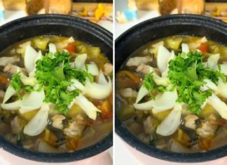 Quick and Delicious Sour Mustard Greens Soup with Meat Recipe for Cooking Enthusiasts