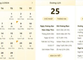 Best and Most Accurate Timing and Lunar Calendar for February 25, 2024
