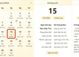 The most accurate and reliable time and lunar calendar for February 15, 2024