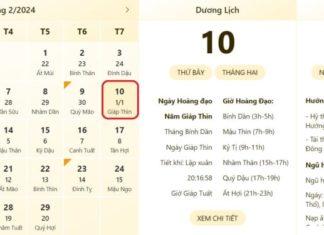 Best and most accurate time and lunar calendar for February 10th, 2024