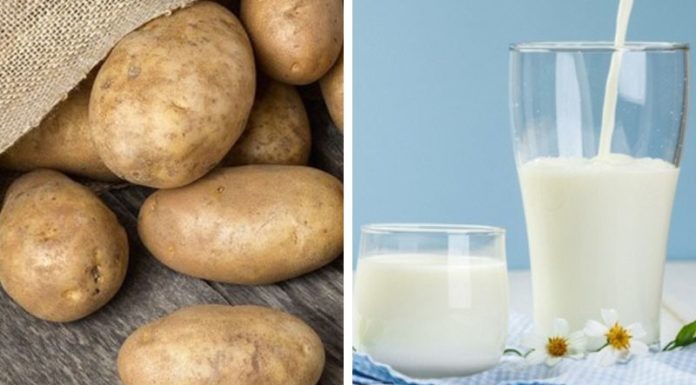 Remove Mouth Lines with Potato and Milk