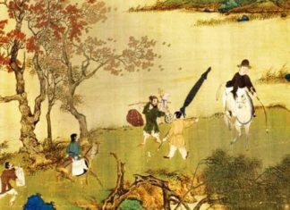 “Prosperity comes with three statues, downfall comes with three addictions.”