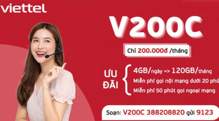 Step-by-Step Guide to Register for Viettel’s V200C Package, Up to 120GB Data Bonus