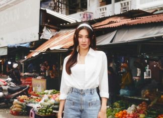 Thuy Tien reveals refreshing and youthful ways to style a classic shirt for an age-defying look