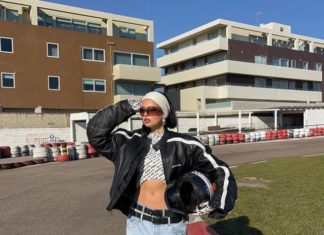 The highly influential IT girls are passionately endorsing the trendy jacket, making it the hot trend of the season.