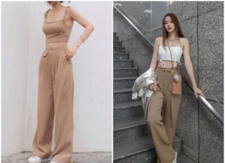 Create a trendy and stylish look with baggy pants to hide flaws and enhance your youthful appearance