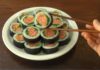 How to make beautiful and delicious rose-shaped kimbap for the whole family
