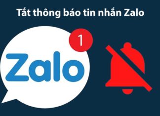 Turn off Zalo message notifications on your phone and computer to avoid distractions