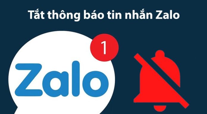 Turn off Zalo message notifications on your phone and computer to avoid distractions